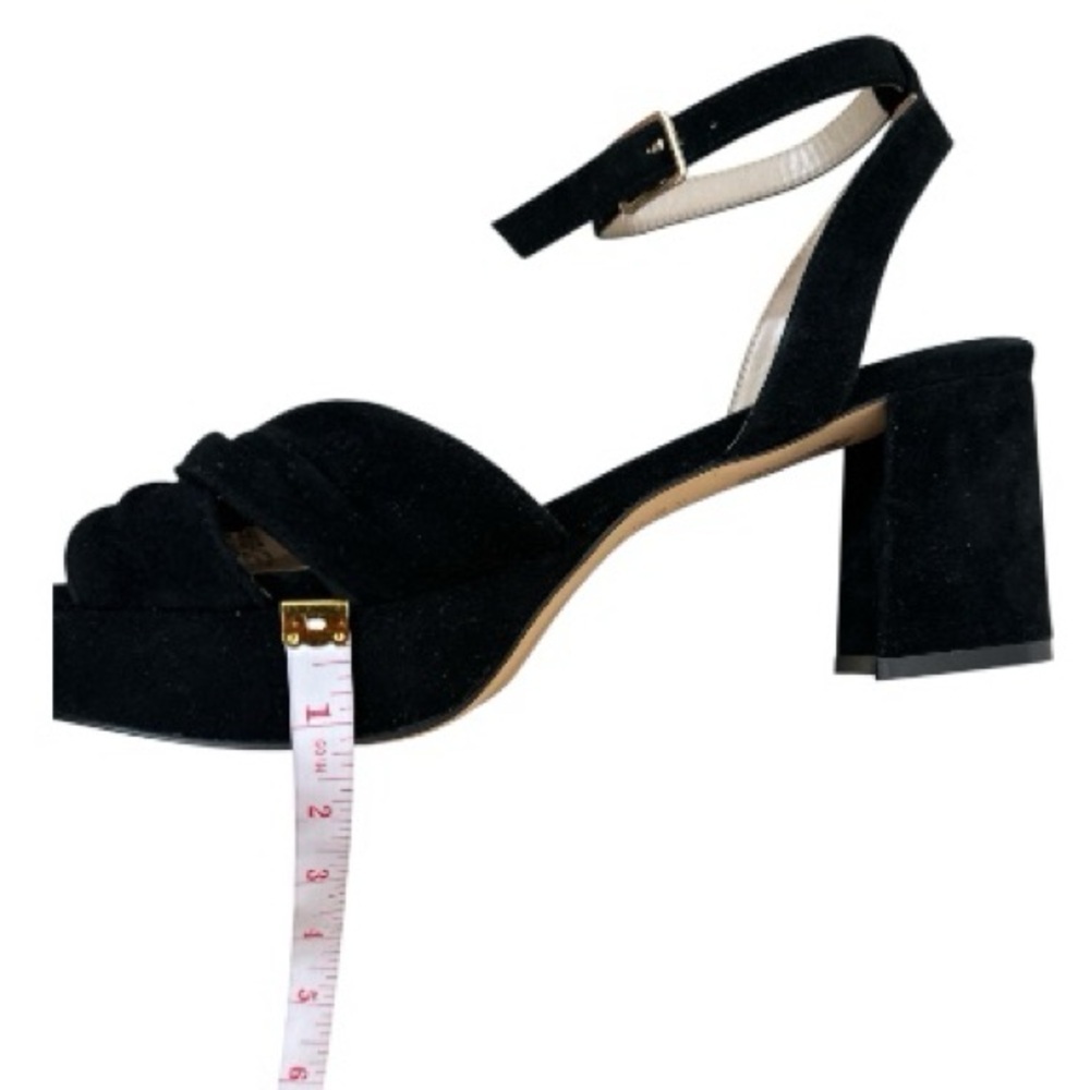 White House Black Market Suede Platform Sandals Size 9 Never Worn - Picture 6 of 10